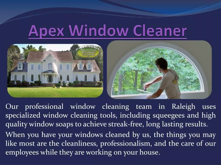 apex window cleaner