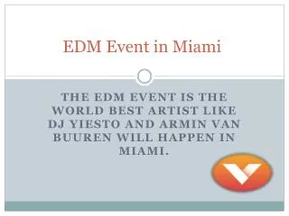 EDM Event in Miami