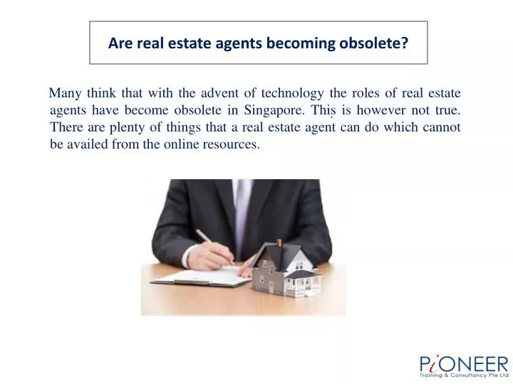 are real estate agents becoming obsolete