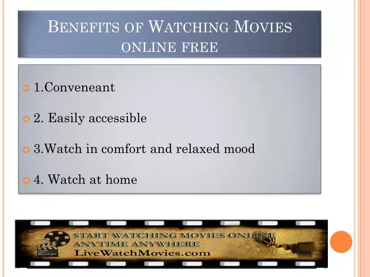 benefits of watching movies online free