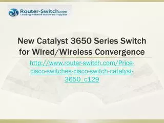 Wonderful Cisco Catalyst Layer 3 3650 Switch