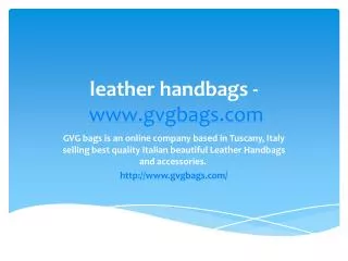 leather handbags - www.gvgbags.com