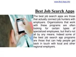 Top Five Job Apps