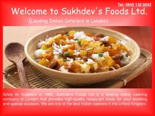 Authentic Indian Caterers in London
