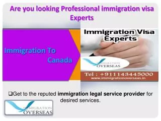 Plan your future with Immigration Overseas