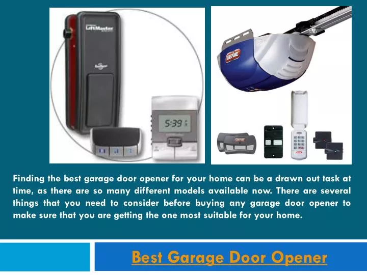 best garage door opener