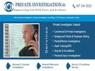 Private Investigation in Ireland
