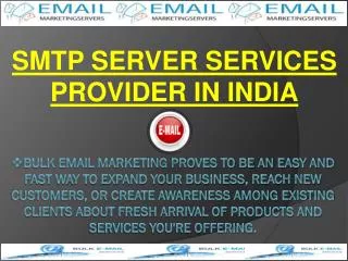 SMTP Server services provider in India