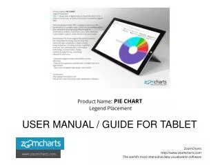 product name pie chart legend placement