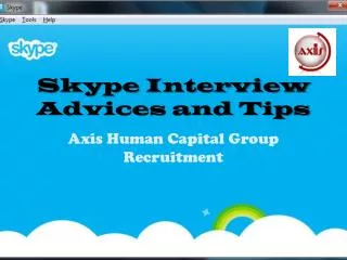 Skype Interview Advices and Tips
