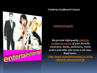 Celebrity Cardboard Cutouts