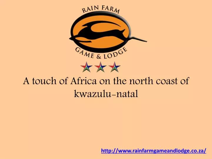 a touch of africa on the north coast of kwazulu natal