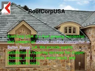 Shingle Roof Contractor in Baton Rouge