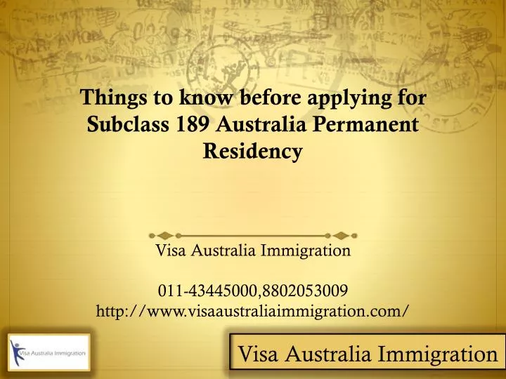 things to know before applying for subclass 189 australia permanent residency