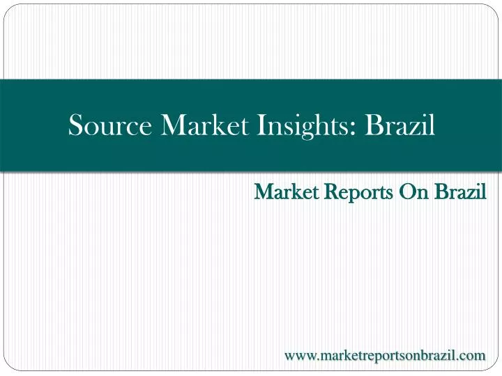 source market insights brazil
