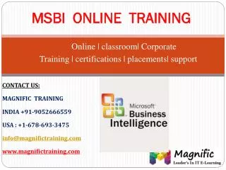 msbi online training