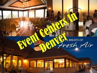 Event Centers in Denver
