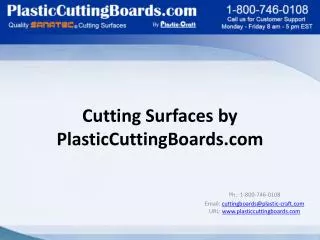 Cutting Surfaces by PlasticCuttingBoards.com