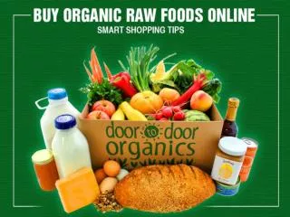 Buy Healthy and Fresh Organic Foods Online
