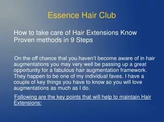 How to take care of Hair Extensions Know Proven methods in 9