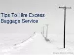 Excess Baggage Service - slide 1