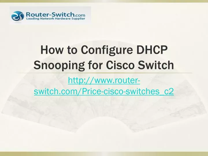 how to configure dhcp snooping for cisco switch