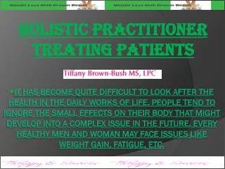 Holistic Practitioner Treating Patients