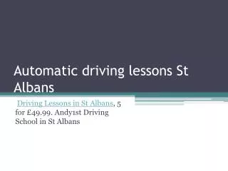 Driving lessons St Albans | Driving school St Albans