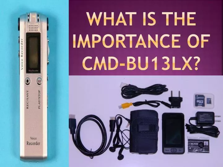 what is the importance of cmd bu13lx