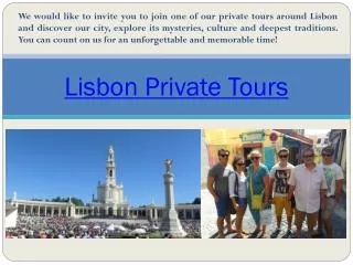 Private Lisbon Fatima Tour