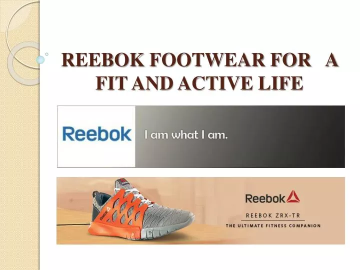 reebok footwear for a fit and active life