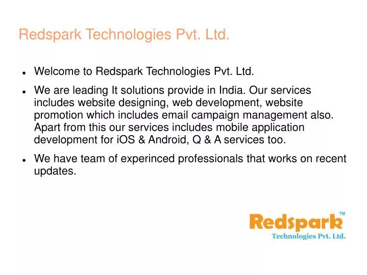 redspark technologies pvt ltd
