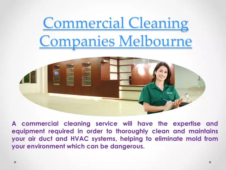commercial cleaning companies melbourne