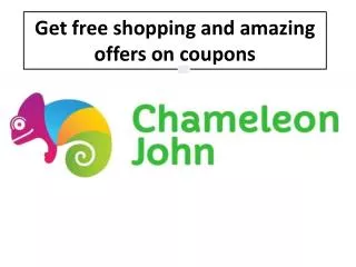 Online Coupons, Promo Code, Discount & Deals | ChameleonJohn