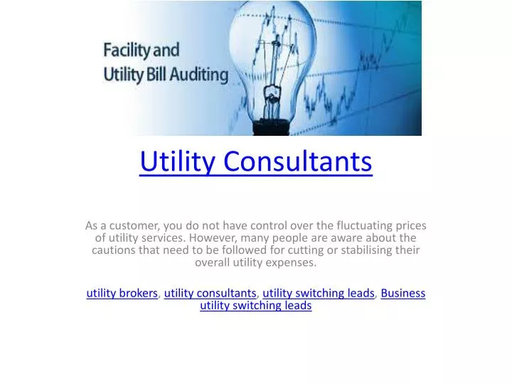 utility consultants