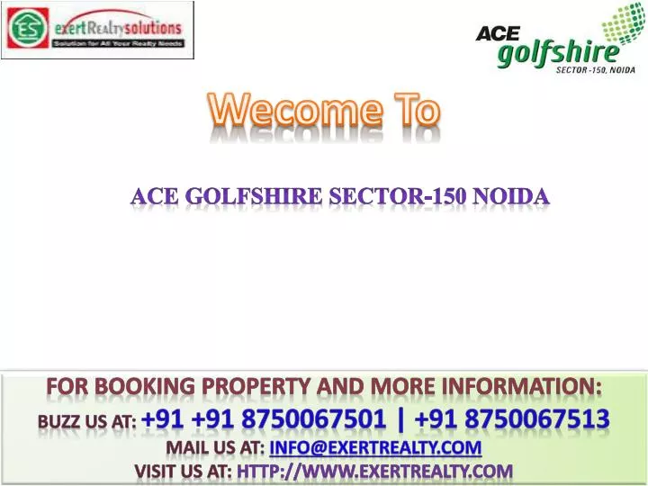 ace golfshire sector 150 noida