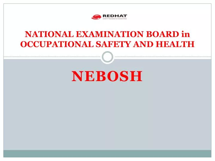 national examination board in occupational safety and health