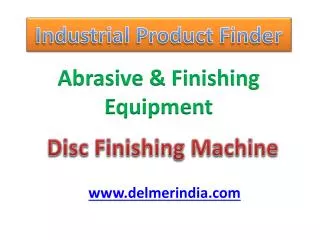Disc Finishing Machine
