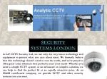 London CCTV Installers - slide 1