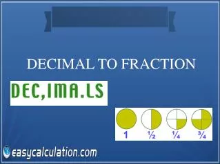 Decimal to Fraction Conversion