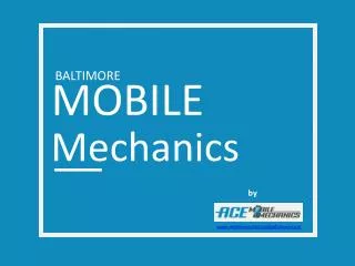 Mobile Mechanic Baltimore