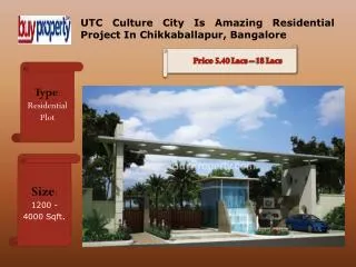 UTC Culture City Residential Project Developed By UTC Group