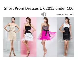 Inexpensive Short Prom Dresses UK 2015