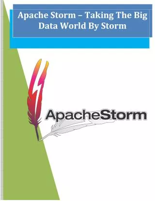 Apache Storm – Taking The Big Data World By Storm