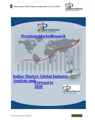 Iodine Market: Global Industry Analysis and Forecast to 2020