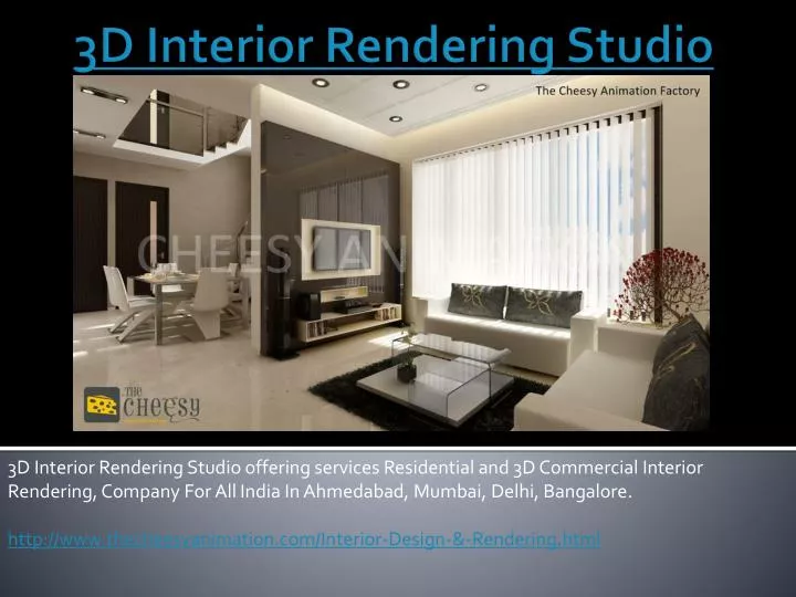3d interior rendering studio