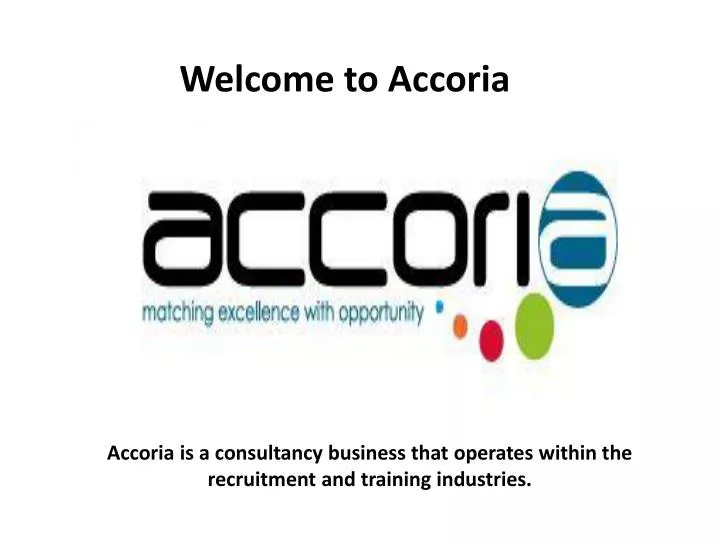 welcome to accoria