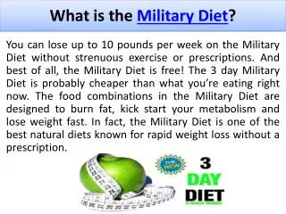 The 3-Day Military Diet: Information and Reviews
