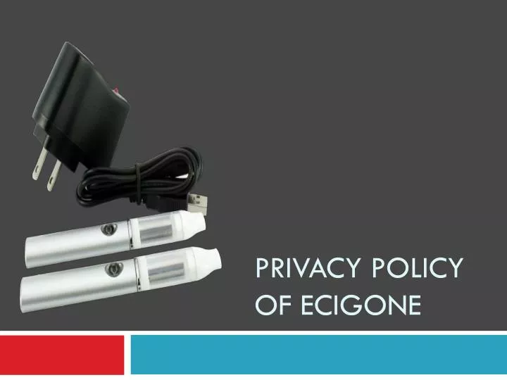 privacy policy of ecigone