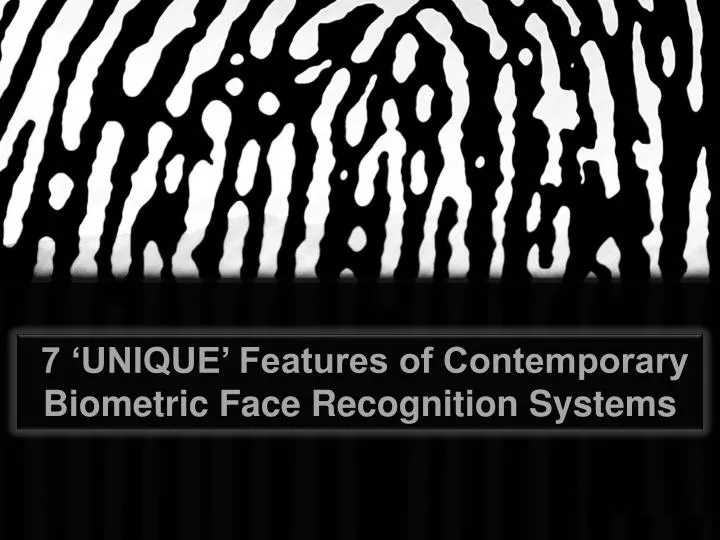 PPT - Biometric Face Recognition System PowerPoint Presentation, Free ...